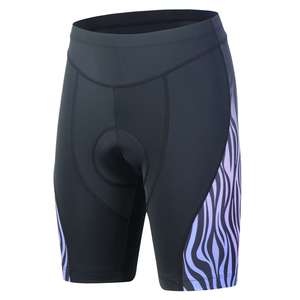 Pantalones Cortos de Ciclismo Transpirables para Mujer, Acolchados, con Estampado Degradado, Bolsillo Trasero, Silicona Antideslizante, Entrega Rápida, Logotipo Personalizado - Product Image 1