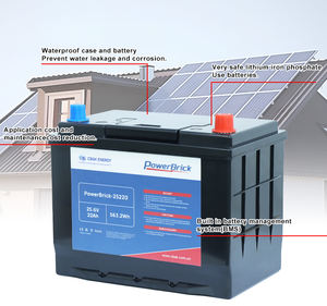 CBAK 12.8V LiFePO4 リチウム鉄電池モジュール 2000サイクル IP56 交換式バッテリーパック 75Ah 300Ah 4セル モデル25220 -20～60℃ - Product Image 5