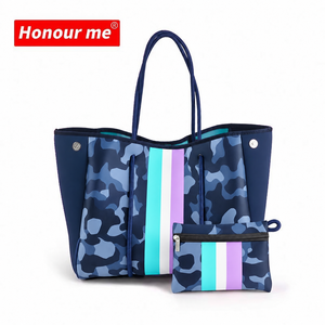 Bolsa de Neopreno Estampada al por Mayor, Bolsos de Mano Grandes y Ligeros para Mujer, Bolsos Transpirables e Impermeables, Bolsa de Playa de Neopreno - Product Image 4