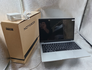 ขายตรงจากโรงงาน แล็ปท็อปใหม่เอี่ยมบางเฉียบ 14 นิ้ว Intel Celeron N5095 แรม 8GB+512GB SSD หน้าจอ IPS อลูมิเนียม รองรับไวไฟ ภาษาอังกฤษ - Product Image 1