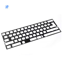 Coque de clavier mécanique en aluminium sur mesure OEM, usinée CNC, en acier inoxydable anodisé avec brochage