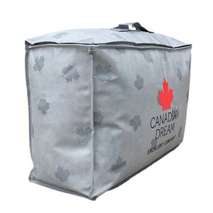 Large capacity folding closet for pillow quilt stackable tote quilt storage organiser portable bag customer print