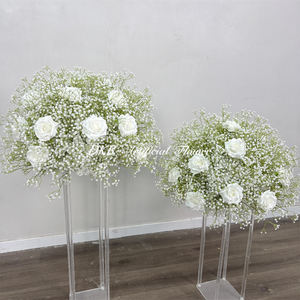 Hot Sale Artificial Silk flower ball wedding Customized Event Decorative <b>Table</b> Centerpieces flower ball - Product Image 5