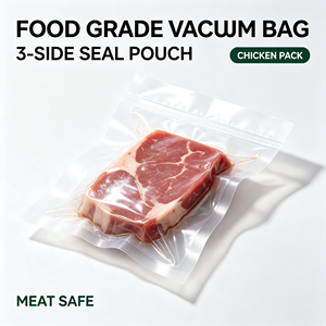 Vacuum Food Storage Bag Resealable <b>Plastic</b> Packaging Pouch for Meat Chicken Cooking <b>Kitchen</b> Storage - Product Image 2