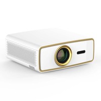 Projecteur LCD intelligent 4 pouces 600 ANSI Full HD 1080P Android 9.0os Vidéo Beamer Mise au point automatique Wifi double bande Projecteur LED