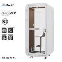 Cabine de bureau modulaire insonorisée, cabine acoustique anti-bruit, cabine de travail, studio d'enregistrement, mini-cabine de travail pour musique et étude