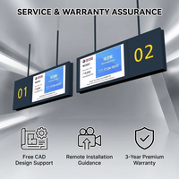 Solución de Sistema FIDS Integrado [Nivel Aeroportuario] - Terminal de Información de Vuelos LCD de Alto Brillo con Soporte API/SDK