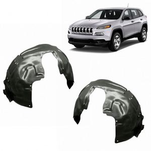Reemplazo OEM nuevo revestimiento de guardabarros delantero y trasero revestimiento de panel interior de algodón para <span class=keywords><strong>Jeep</strong></span> <span class=keywords><strong>Cherokee</strong></span> <span class=keywords><strong>2014</strong></span> 2015 2016 2017 2018 - Product Image 1