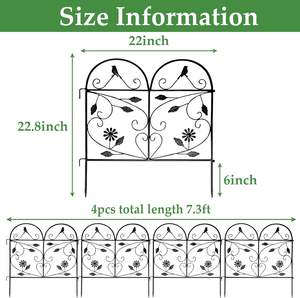 Clôture et treillis extérieurs classiques en acier écologique, résistants à l'eau, pour usage domestique/villa/entrée de garage - Product Image 3