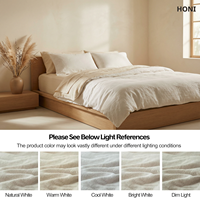 HONI Fabrication sur Contrat Housse de Couette Hypoallergénique Qualité Hôtelière de Luxe Certifiée OEKO-TEX Source Mondiale