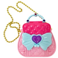 Jouets de maquillage en plastique avec lumière clignotante et sons, accessoires de beauté pour filles, sac de mode