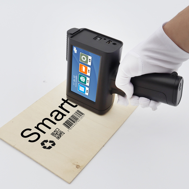 Handheld Production Date Inkjet Printer for Bottle Cap Carton Coding Machine M10 Small Handheld Printer on Pouch