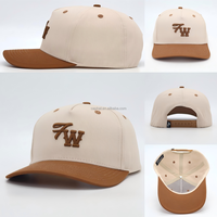 Casquette de baseball promotionnelle personnalisée à 5 panneaux en coton, casquette snapback à 5 panneaux en laine, daim et velours