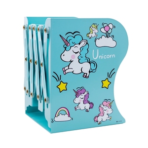 Unicornio sujetalibros de hierro de Metal ajustable libros soporte de escritorio de servicio pesado antideslizantes sujetalibros - Product Image 2
