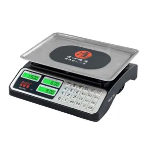 electronic valuation scale counting scale fruit and vegetables table said price scale