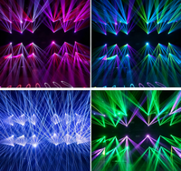 Lumière de scène laser rvb 5W avec éclairage de DJ professionnel haute puissance d'animation en couleur pour les événements de spectacle en direct de boîte de nuit de mariage