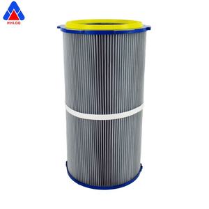 Filtre anti-poussière plié en tissu polyester antistatique à 6 attaches à dégagement rapide pour collecteur de poussière industriel - Product Image 1