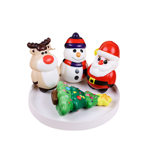 Jouet Squishy Personnalisé à Remontée Lente, Mignon de Noël, Petite Balle Anti-Stress en Mousse PU Souple pour Cadeaux d'Enfants - Product Image 1