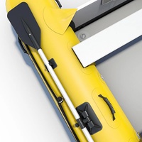 Bateau pneumatique plat à grande vitesse en PVC/TPU, catamaran gonflable avec plancher en Drop Stitch