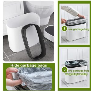 Hot Sale Electronic Smart Induction Touchpad Garbage <b>Bin</b> Automatic <b>Lid</b> Opening Large Capacity Odor Proof for Kitchen Bathroom - Product Image 3