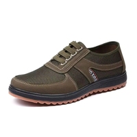 Chaussures en tissu printemps-automne avec semelle en tendon de vache pour hommes, antidérapantes, décontractées, marche en une seule pièce pour hommes