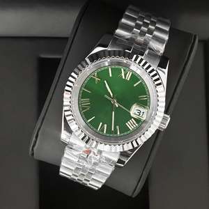 Nouvelle montre mécanique automatique de luxe à cadran soleil, chiffres romains dorés vintage, mouvement NH35, très vendue - Product Image 3