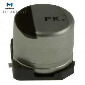 (एल्यूमिनियम इलेक्ट्रोलाइटिक कैपेसिटर 68uF 20% रेडियल, कैन) EEE-FK1E680P