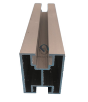 Cadre de support en aluminium industriel personnalisé, solide et flexible, rail de montage solaire pour toits métalliques