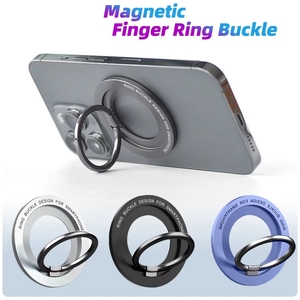 Penyangga Ponsel Magnetik Lepas Pasang, Cincin Penahan Putar 360 Derajat untuk Meja, Cocok untuk iPhone 17 16 15 14 13 12 - Product Image 2
