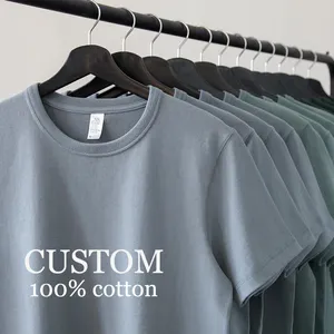 OEM 100 القطن مخصص تصميم شعار T قميص التصنيع و الطباعة شاشة تيشيرت مطبوع قمصان لباس غير رسمي القمصان