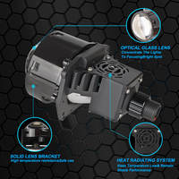 Prix d'usine 80w Projecteur LED Lentille P90 Super lumineux 3.0 Phares LED Faisceau haut et bas Voiture Bi LED Projecteur