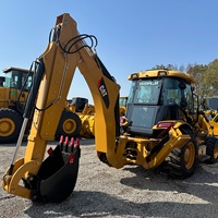 Mesin Konstruksi Bekas CAT 420F Backhoe Loader 4x4 Wheel Loader Backhoe Dijual