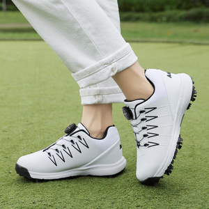 OEM Chaussures de <span class=keywords><strong>golf</strong></span> de sport de luxe en cuir de haute qualité, personnalisées, de créateur professionnel avec logo, imperméables pour hommes et femmes Fabricant - Product Image 4