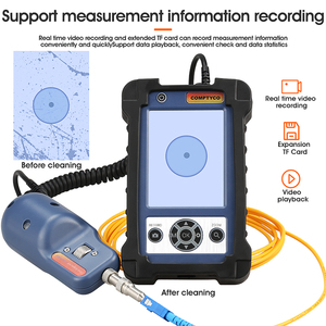 Detector de Alta Precisión Portátil para Conectores de Fibra Óptica, Detector de Extremos de Fibra Óptica de Alta Gama, Herramienta de Limpieza de Fibra Óptica - Product Image 4
