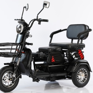 600W Electric Tricycle Household Small Scooter <b>Three</b>-seat Adjustable Electric Tricycle - Product Image 4