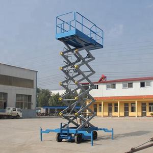 WL Venta caliente 4M Mini mesa elevadora de tijera móvil hidráulica/plataforma pequeña elevadora de tijera/carro de mesa elevadora hidráulica - Product Image 3