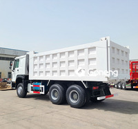 Camion benne basculante d'occasion Sinotruck Sino Howo 6x4 pour l'exploitation minière du charbon, 20t 30t, 10 pneus