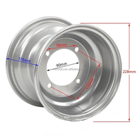 Moyeu de roue avant arrière en fer pour jantes Quad ATV 8 pouces 4X110 19x7.00-8 18x9.5-8