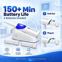 Pemindai Gigi Intraoral Nirkabel 3D, Pemindaian Lengkung Gigi Penuh dalam 10 Detik, Akurasi hingga 0,1 mm, Desain Ergonomis, Pemindai Digital Gigi