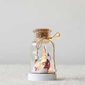 <strong>Wholesale</strong> Bottle Brush Snowman Ball Night Light Decorative Ornament Glass Cover Lighting Reindeer Christmas Tree <strong>Snow</strong> <strong>Globe</strong> - Product Image 5