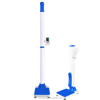 Échelle de mesure de la hauteur et du poids cliniques à pièces par ultrasons Affichage à LED Trieuse pondérale de banc personnalisable OEM