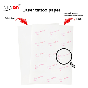 Película de Papel Transparente Adhesiva Personalizada para Transferencia por Agua, Tamaño A4, Pegatinas Temporales para Tatuajes, Modo Espejo, <span class=keywords><strong>Impresora</strong></span> Láser - Product Image 3