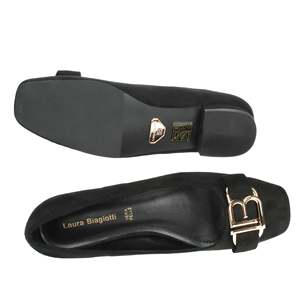 Ballerines pour femmes Laura Biagiotti, noires, taille 38, chaussures plates - Product Image 6