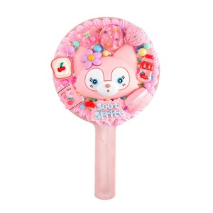 Cartoon Cream <b>Clay</b> Mirror Craft <b>Kit</b> For Kids Girls 7-12y Plastic Handheld Makeup Mirror DIY Toy - Product Image 4
