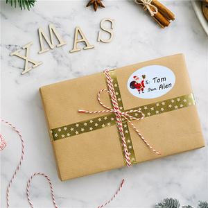 Hybsk 2x3 pulgadas Papá Noel Etiquetas de regalo grabables Pegatinas 300 Etiquetas adhesivas en un rollo - Product Image 5