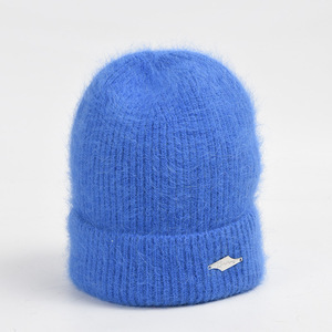 Nhiều Màu Angora Thỏ Lông <span class=keywords><strong>Hat</strong></span> Phụ Nữ Mùa Đông Beanie Mới Mềm Ấm Dệt Kim Áo Thun <span class=keywords><strong>Hat</strong></span> Phụ Nữ Mùa Đông <span class=keywords><strong>Hat</strong></span> - Product Image 2