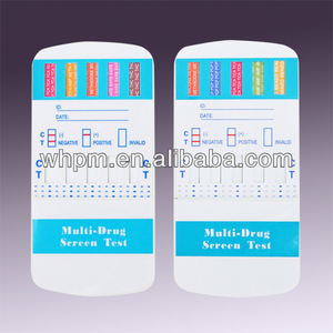 Kit de test rapide de dépistage de drogues 2026 en promotion, carte de test rapide pour panneau unique Classe II avec marquage CE et US510K de WHPM - Product Image 2