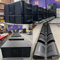 T.I Pro Audio LA-215BP Speaker Bass Aktif Bertenaga Besar Sistem Suara Panggung Profesional Line Array Bertenaga Ganda 15 Inch