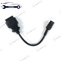 Câble de diagnostic OBD2 4 broches pour Kubota Takeuchi, adaptateur de liaison de données Diagmaster, outil de diagnostic pour la construction et l'agriculture