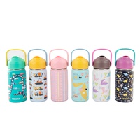 Bouteilles d'eau de rentrée scolaire en acier inoxydable sans BPA de 12oz 16oz 18oz OEM isolées en métal pour enfants